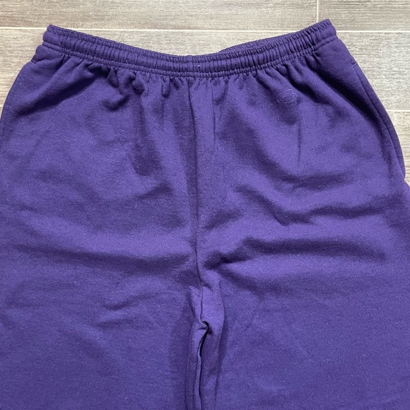 Vintage Purple Wide Leg Sweatpants - Picture 3 of 9
